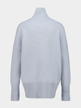 Lisa Yang Light Blue Heidi Cashmere Turtleneck Sweater