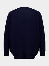 Lisa Yang Navy Kenny Cashmere V-Neck Sweater