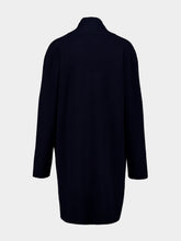 Lisa Yang Navy Anni Knitted Cashmere Cardigan Coat