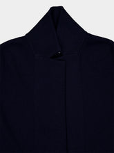 Lisa Yang Navy Anni Knitted Cashmere Cardigan Coat