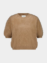 Lisa Yang Dark Beige Juniper Brushed Cashmere Sweater