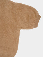 Lisa Yang Dark Beige Juniper Brushed Cashmere Sweater