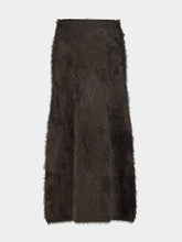 Lisa Yang Dark Fern Brushed Cashmere Asta Skirt