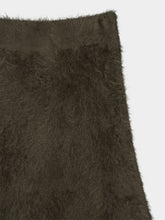 Lisa Yang Dark Fern Brushed Cashmere Asta Skirt