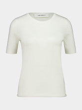 Lisa Yang Cream Ari Cashmere T-Shirt