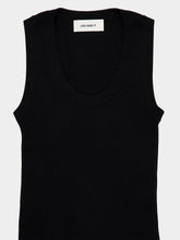 Lisa Yang Black Ina Cashmere Tank Top