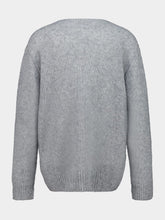 Lisa Yang Light Grey Leona Silk Cashmere Sweater