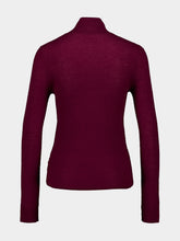 Lisa Yang Burgundy Lory Cashmere Sweater