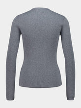 Lisa Yang Light Grey Vivian Cotton Cashmere Top