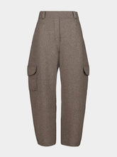 Lisa Yang Light Brown Azaria Cashmere Trousers