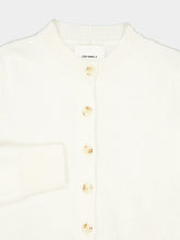 Lisa Yang Cream Brushed Azalea Cashmere Cardigan