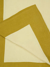 Borgo Delle Tovaglie Bauhaus Linen Tablecloth in Mustard and Ivory