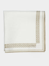 Borgo Delle Tovaglie Erica Linen Napkin in Ivory and Mastice