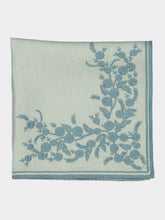 Borgo Delle Tovaglie Venaria Linen Napkin in Ice and Dolphin