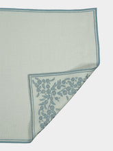 Borgo Delle Tovaglie Venaria Linen Napkin in Ice and Dolphin