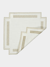 Borgo Delle Tovaglie Erica Linen Placemat in Ivory and Mastice