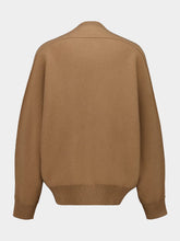 Lisa Yang Dark Beige Greer Double Face Cashmere Sweater