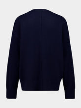 Lisa Yang Navy Nairi Knitted Cashmere Sweater