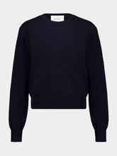 Lisa Yang Navy Greer Knitted Cashmere Sweater