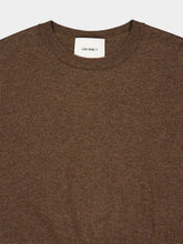 Lisa Yang Dark Truffle Genevra Cashmere T-Shirt
