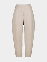 Lisa Yang Sand Wrenda Cashmere Barrel Trousers