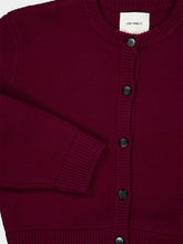 Lisa Yang Deep Plum Emmylou Cashmere Cardigan Jacket