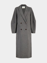 Lisa Yang Mid Grey Doublé Shawl Coat