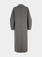 Lisa Yang Mid Grey Doublé Shawl Coat