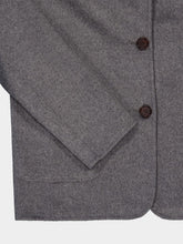 Lisa Yang Mid Grey Doublé Wool Cashmere Blazer