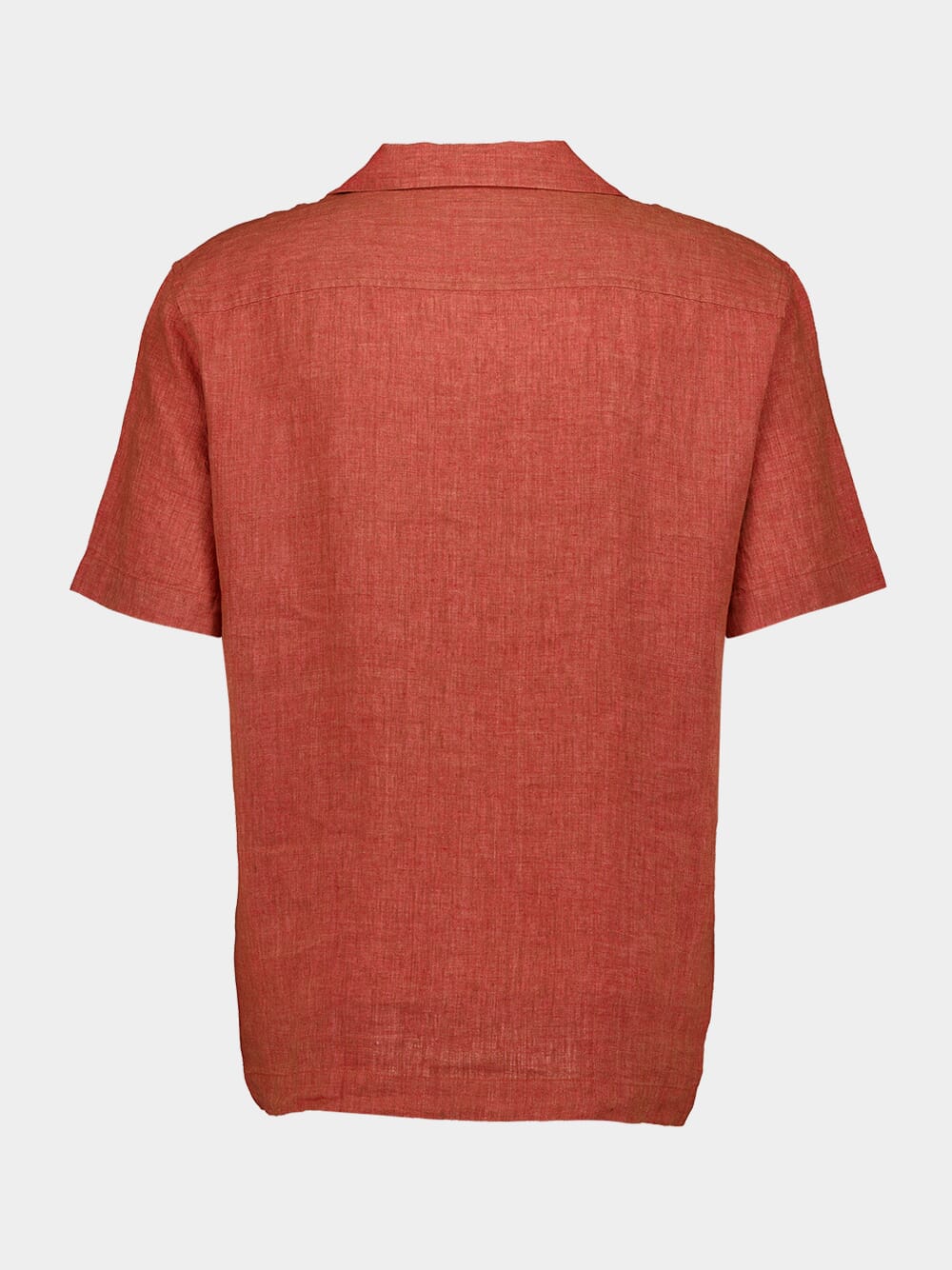 Dark Coral Angelo Linen Shirt