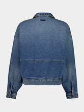 Fear Of God Essentials Classic Blue Denim Trucker Jacket