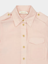 Zimmermann Blush Utility Ramie Shirt