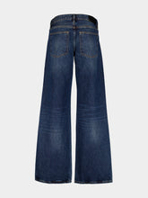 Frame Blue The Gray Low-Rise Flared Jeans