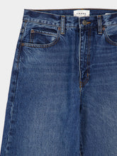 Frame Obscura Blue The Bow Wide-Leg Jeans
