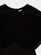 Zimmermann Black Crush Bias Midi Dress