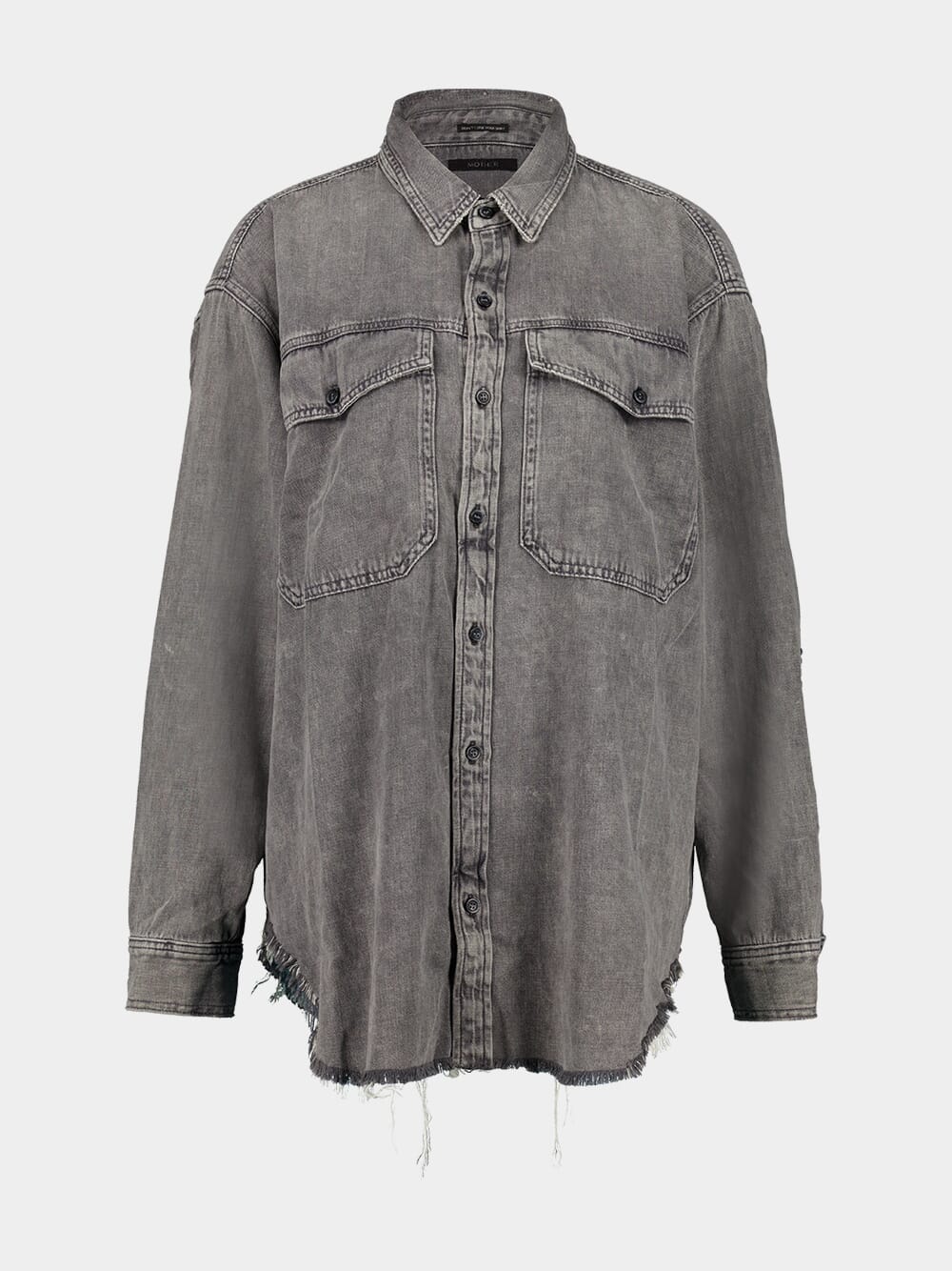 Gray Lazy Sunday Shirt Jacket