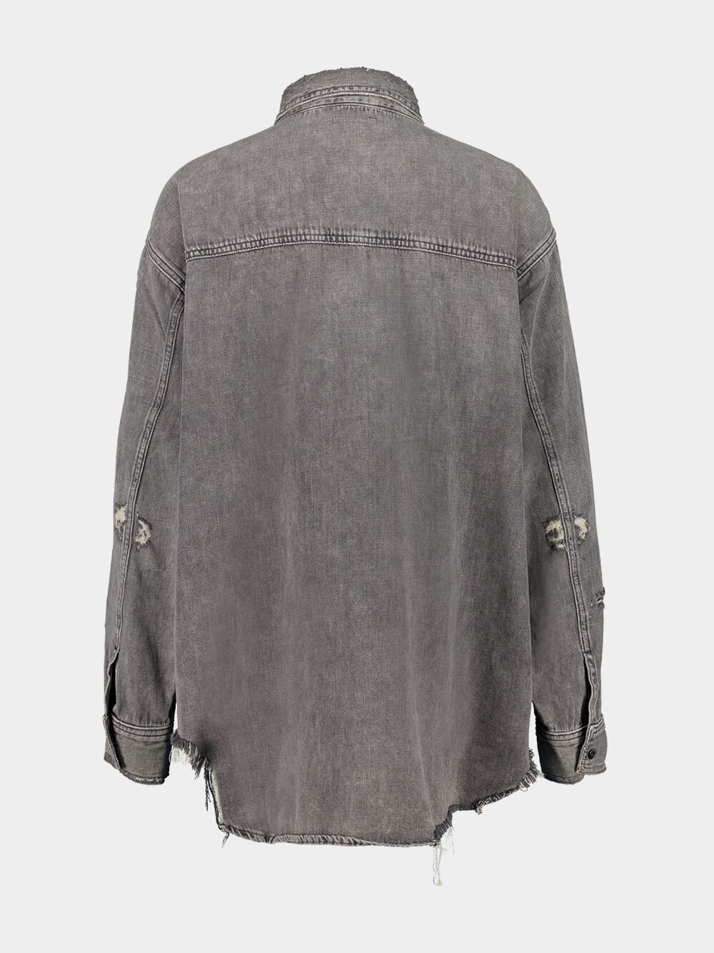 Gray Lazy Sunday Shirt Jacket