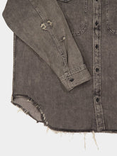 Mother Gray Lazy Sunday Shirt Jacket