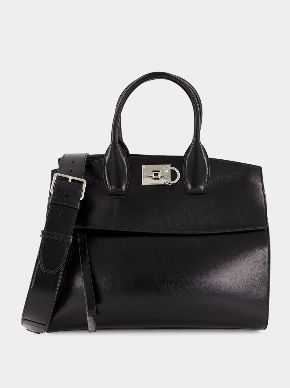 Black Leather Handbag