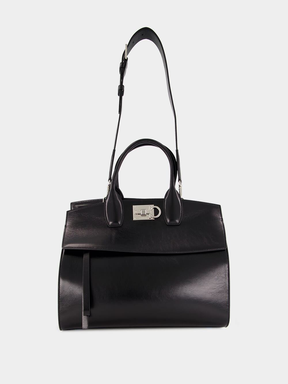 Black Leather Handbag