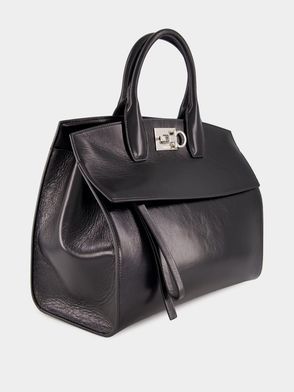 Black Leather Handbag