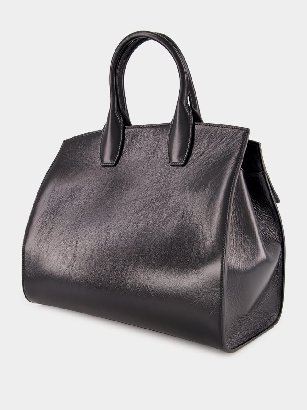 Black Leather Handbag