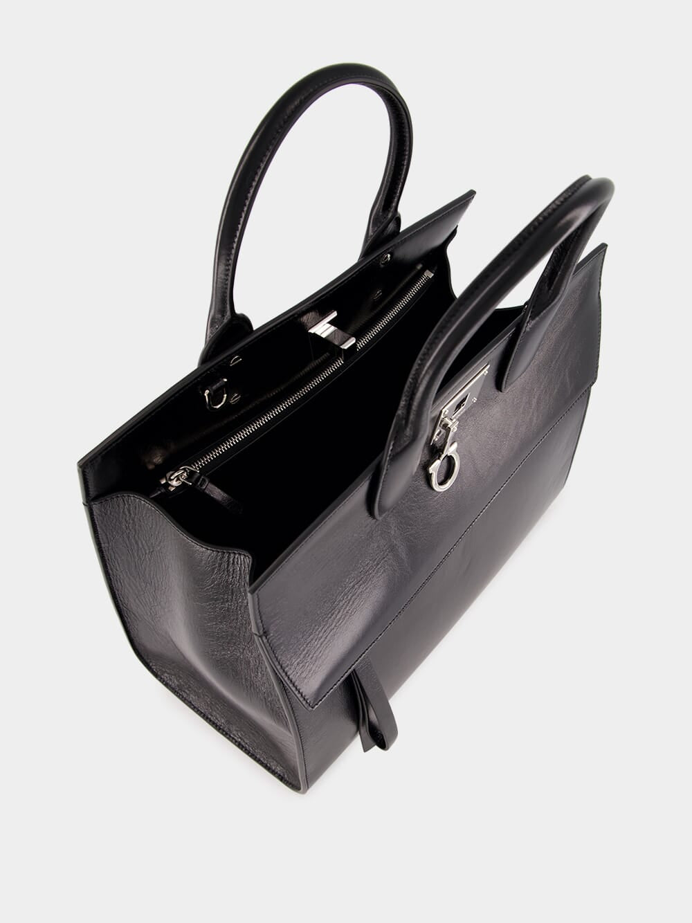 Black Leather Handbag