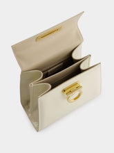 Ferragamo Small Iconic Magnolia Top Handle Bag