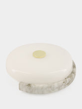 Design By Us Carrara and White Glossy Trip Wall Lamp