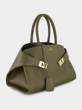 Ferragamo Olive Green Small Hug Handbag
