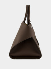 Ferragamo Hug Brown Grainy Leather Medium Handbag