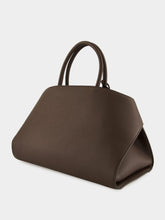 Ferragamo Hug Brown Grainy Leather Medium Handbag