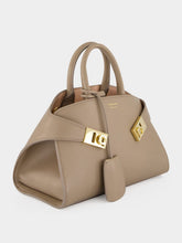Ferragamo Warm Taupe Extra Small Hug Handbag