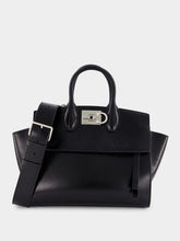 Ferragamo Small Black Calfskin Handbag